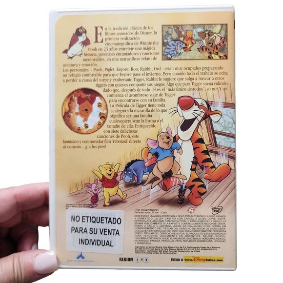 Walt Disney Classics 2000 The Tigger Movie (Spanish & English) DVD TESTED - Picture 4 of 4